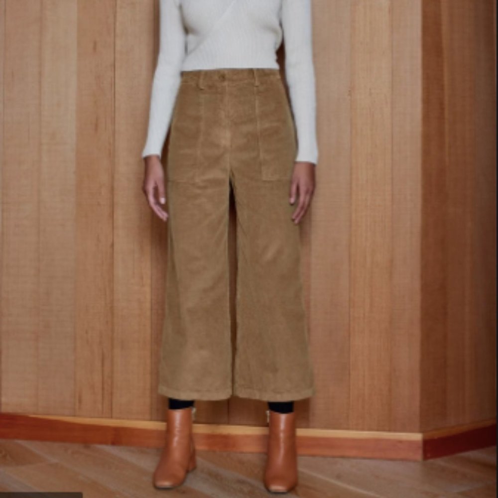 First Rite Corduroy Trousers in Camel